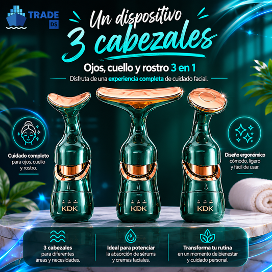 MASAJEADOR FACIAL 3 EN 1