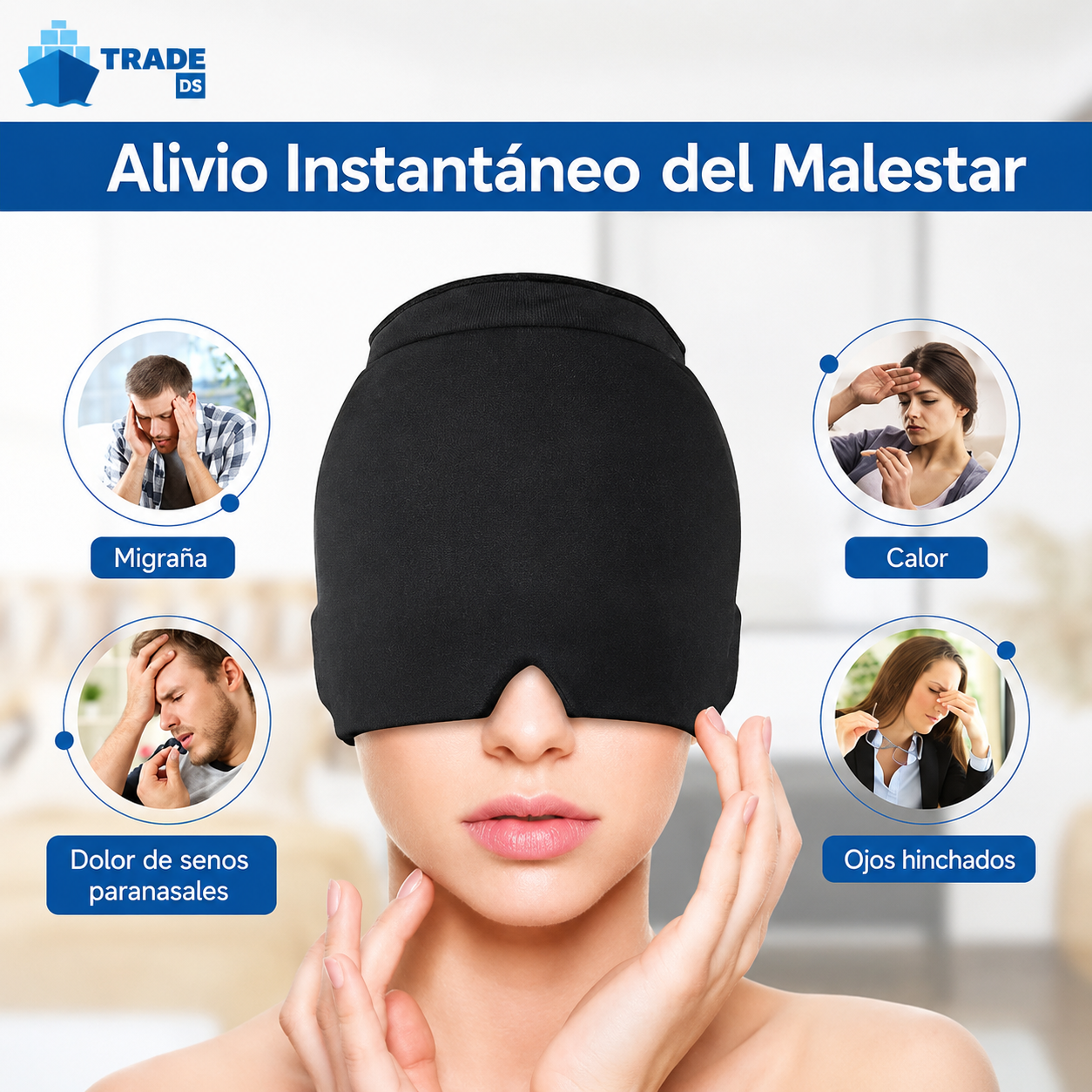 GORRO GEL PARA LA MIGRAÑA ALIVIO RAPIDO